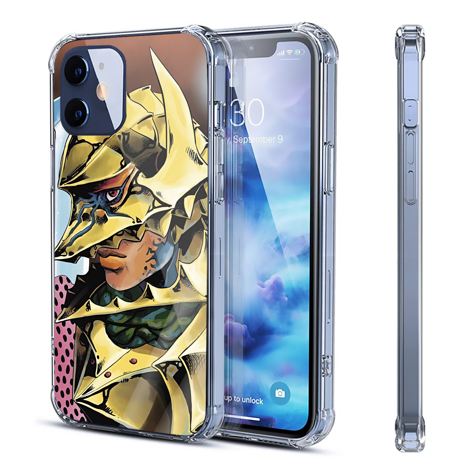 （画像用） 北斗の拳 Fist of the North Star 【iPhone 12シリーズ対応】透明スマホケース（クリアソフトケース）